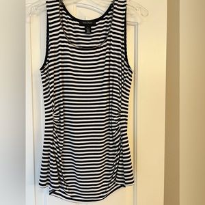 WHBM black/ white tunic